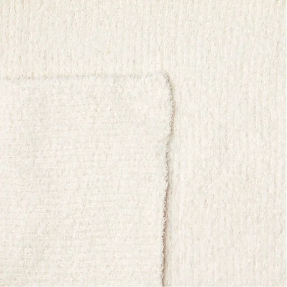 NWT Parents Choice Cable Knit Baby Blanket, 30" x 40"; Ivory - Picture 4 of 7